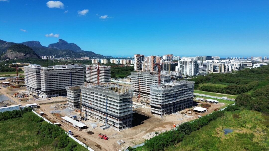 Andamento da obra projeto Arte Botânica da Calper no Cidade Arte Barra, na Barra da Tijuca, Rio de Janeiro em Julho 2026