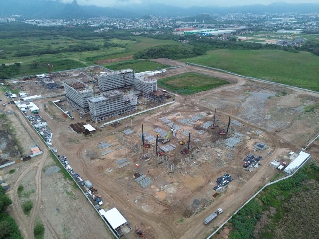 Andamento da obra projeto Arte Design da Calper no Cidade Arte Barra, na Barra da Tijuca, Rio de Janeiro em Janeiro 2026