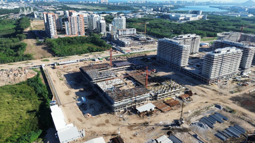 Andamento da obra do projeto Arte Design da Calper no Cidade Arte Barra, na Barra da Tijuca, Rio de Janeiro em Agosto 2026