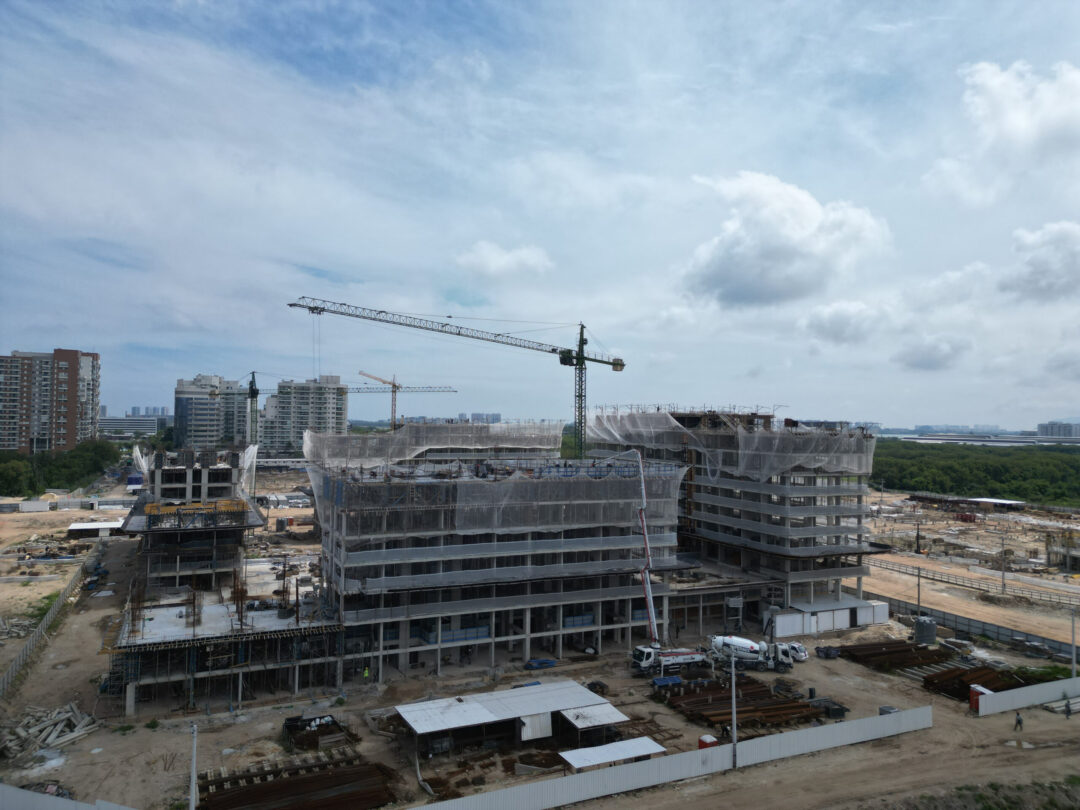 Andamento da obra do projeto Arte Jardim da Calper no Cidade Arte Barra, na Barra da Tijuca, Rio de Janeiro em Dezembro 2025
