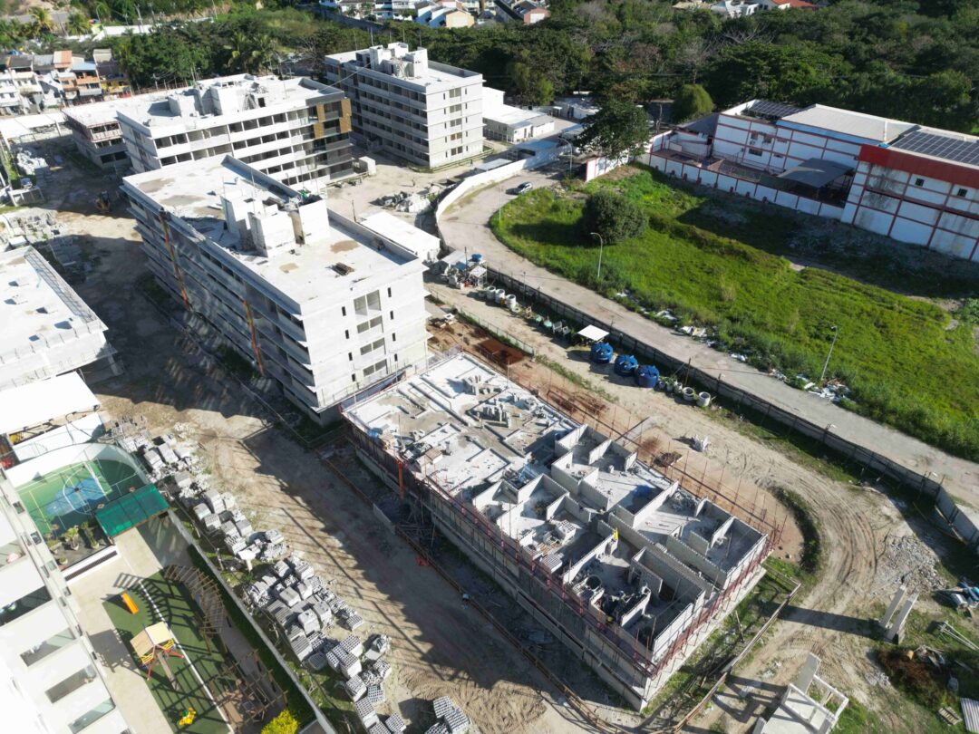 Andamento da obra projeto Way Barra Bonita da Calper, na Barra Bonita, Rio de Janeiro em Julho 2026
