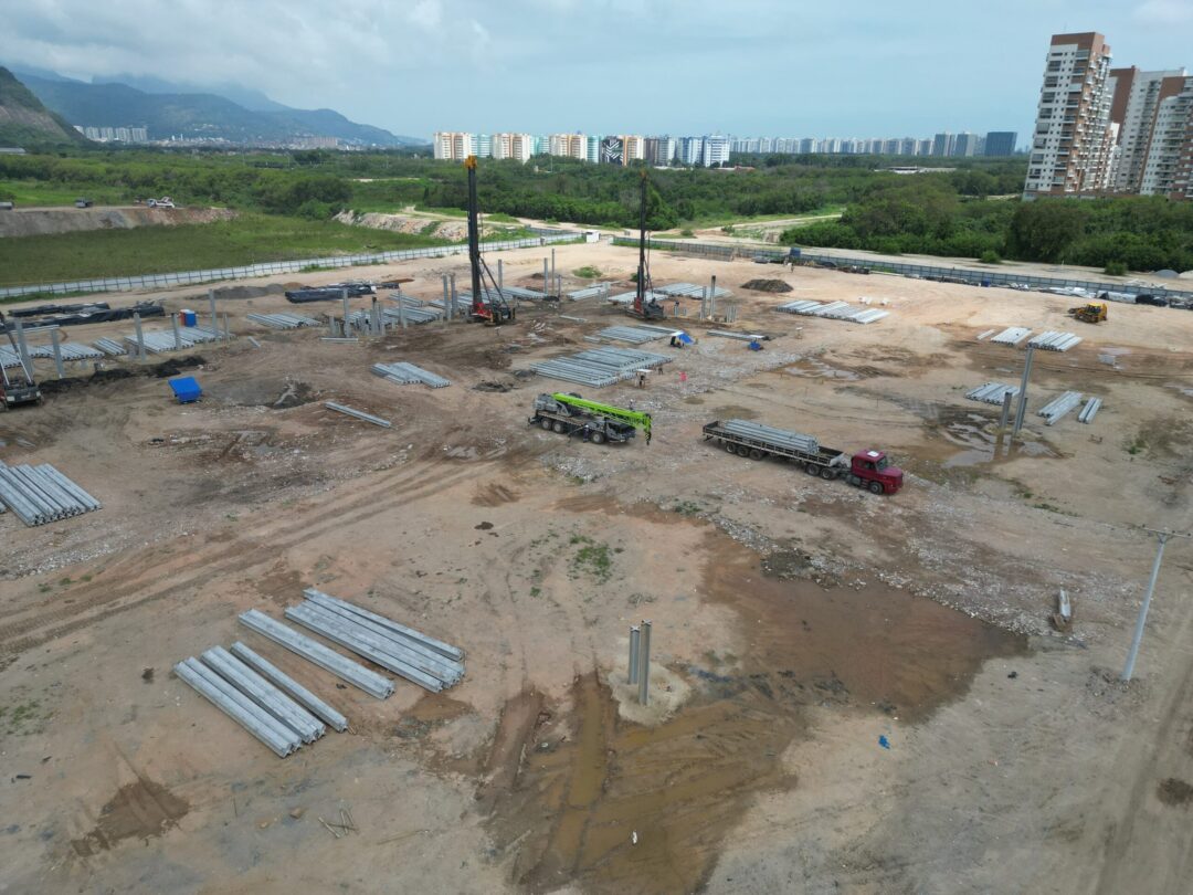 Andamento da obra projeto Arte Design da Calper no Cidade Arte Barra, na Barra da Tijuca, Rio de Janeiro em Dezembro 2025
