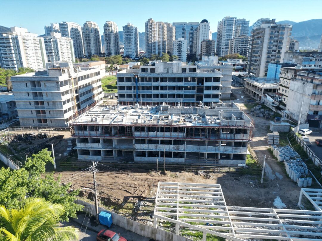 Andamento de obra projeto Way da Calper na Barra Bonita em Agosto de 2026