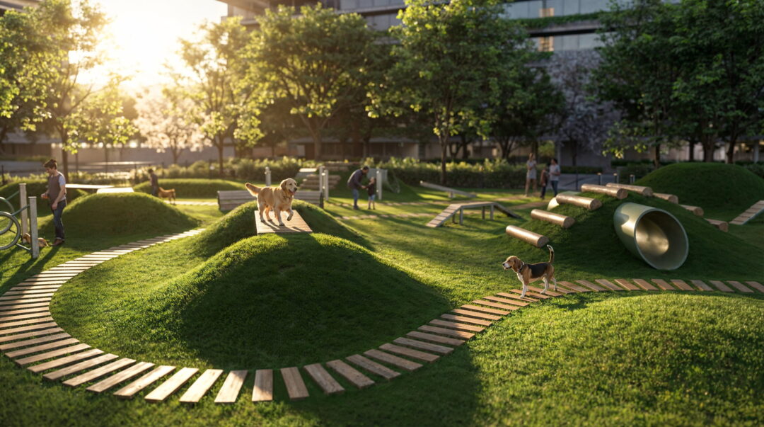 Pet Park do bairro planejado Cidade Arte Barra