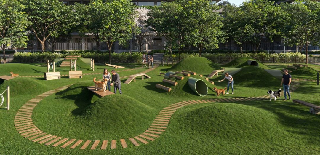 Pet Park do bairro planejado Cidade Arte Barra
