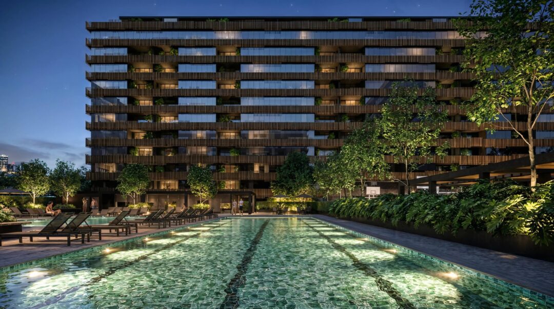 Piscina com Raia do Arte Wood Residences na Barra da Tijuca