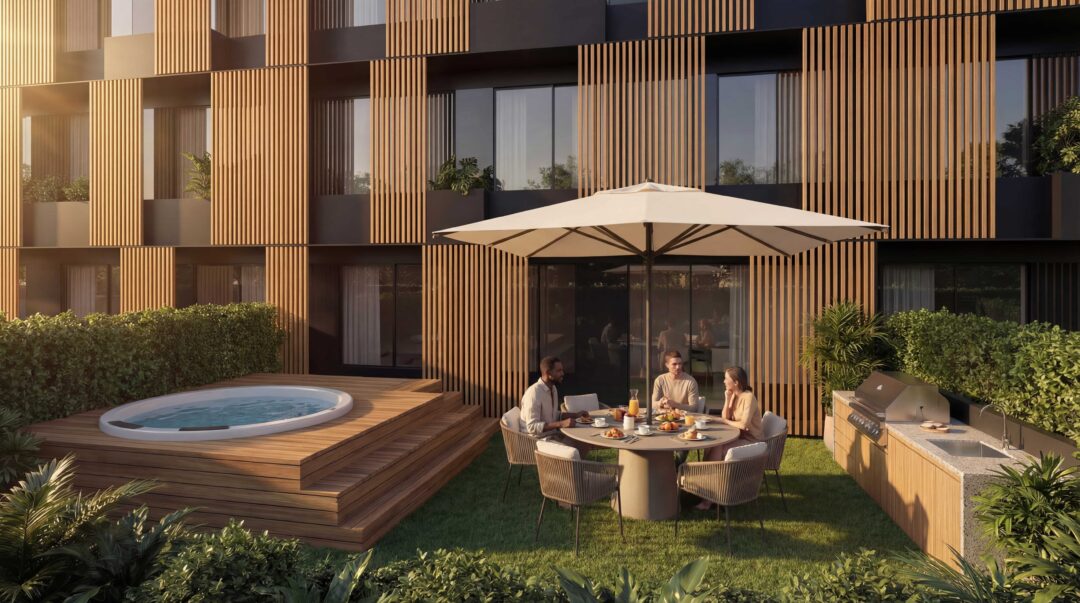 Garden Studio do Feel Pontal Oceânico, empreendimento da Calper no Recreio dos Bandeirantes, Rio de Janeiro.
