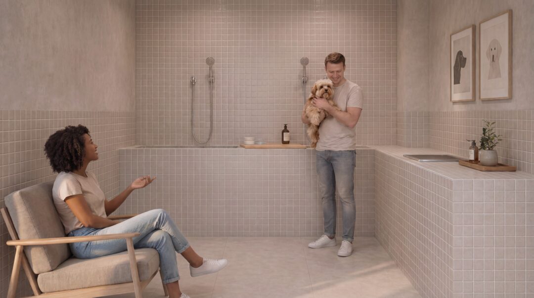 Pet Care do Feel Pontal Oceânico, empreendimento da Calper no Recreio dos Bandeirantes, Rio de Janeiro.