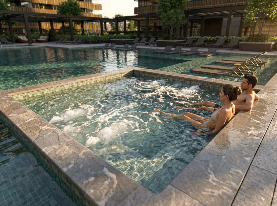 Hidromassagem do lazer do Arte Wood Residences