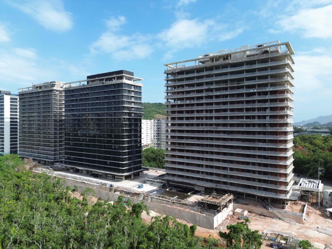 Andamento da obra do projeto Murano Residencial da Calper na Barra Olímpica Rio de Janeiro em Maio 2026.