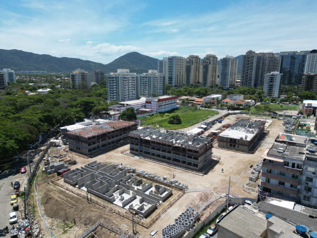 Andamento da obra do projeto Way Barra Bonita da Calper na Barra Bonita Rio de Janeiro em Dezembro 2025